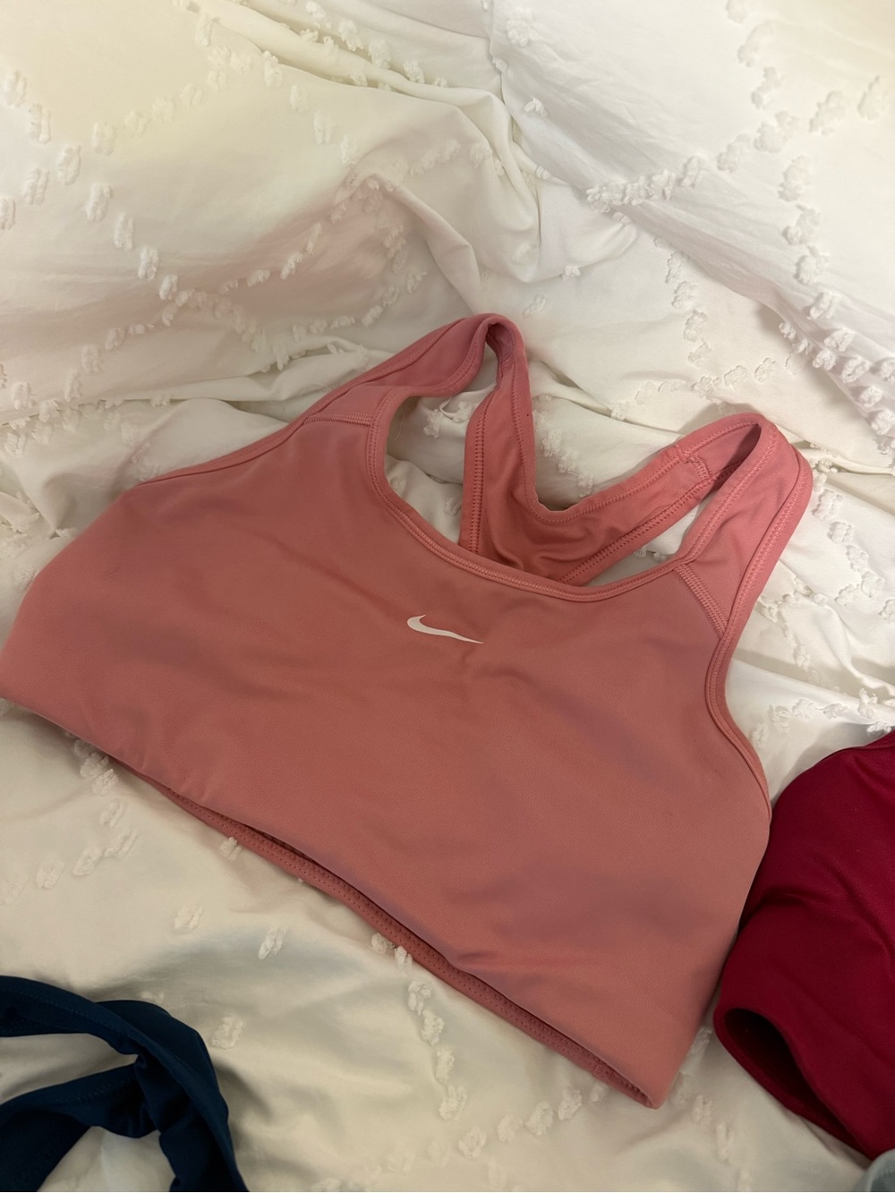 Nike Women's Pink Racerback Sports Bra